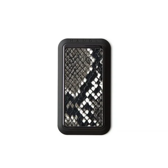 Handlstick animal collection _ Black/grey/white snakeskin
